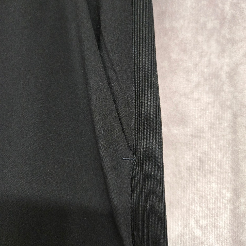 Athleta Brooklyn Ankle Pants Stretch Travel Work Slits Black Women's Size 4 Tall - Picture 10 of 12